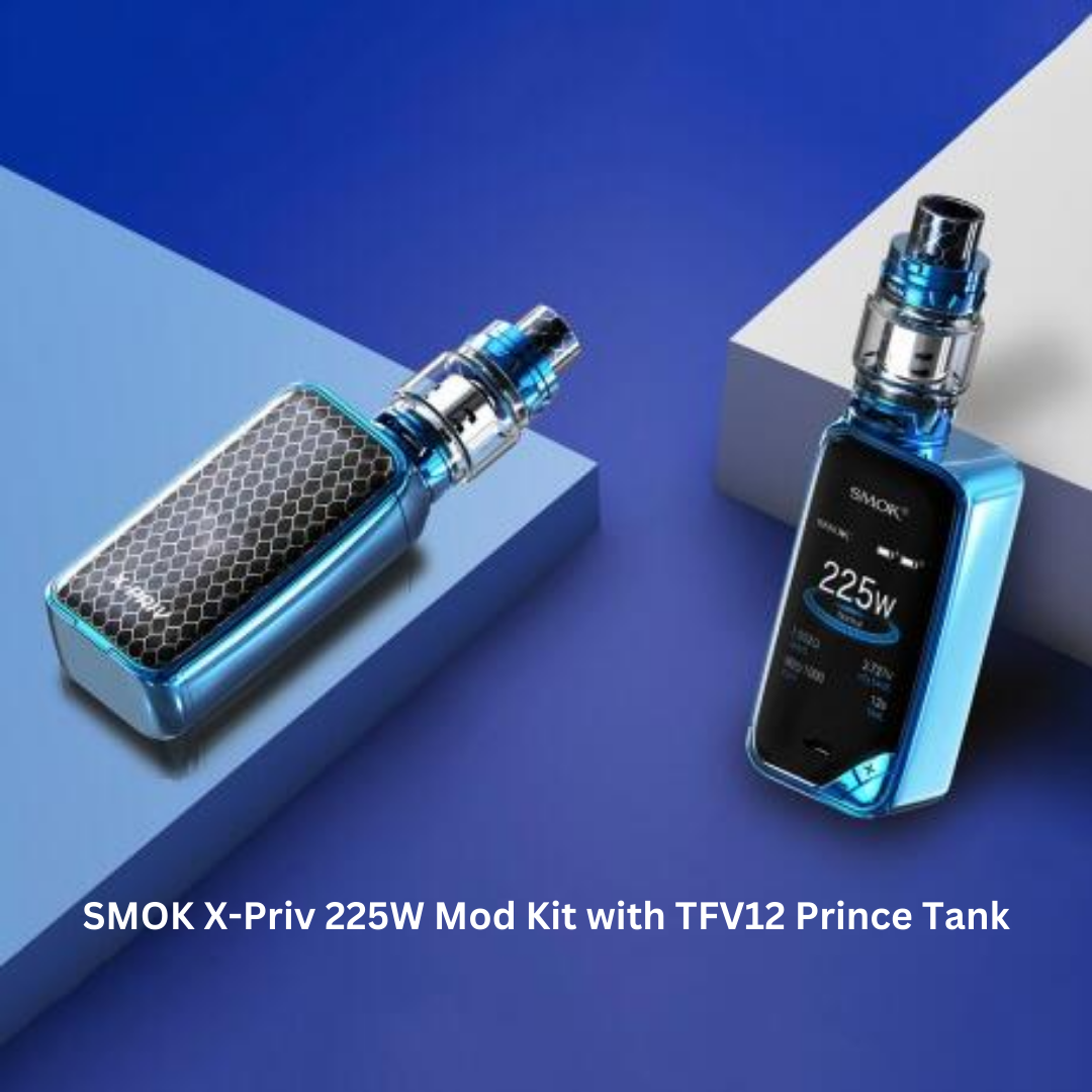 SMOK XPriv 225W Mod Kit with TFV12 Prince Tank Vape DNA Medium