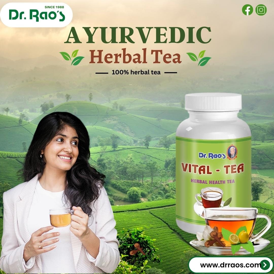 Best Ayurvedic Herbal Tea Dr.Rao's Herbal Pharma Pvt Ltd Medium