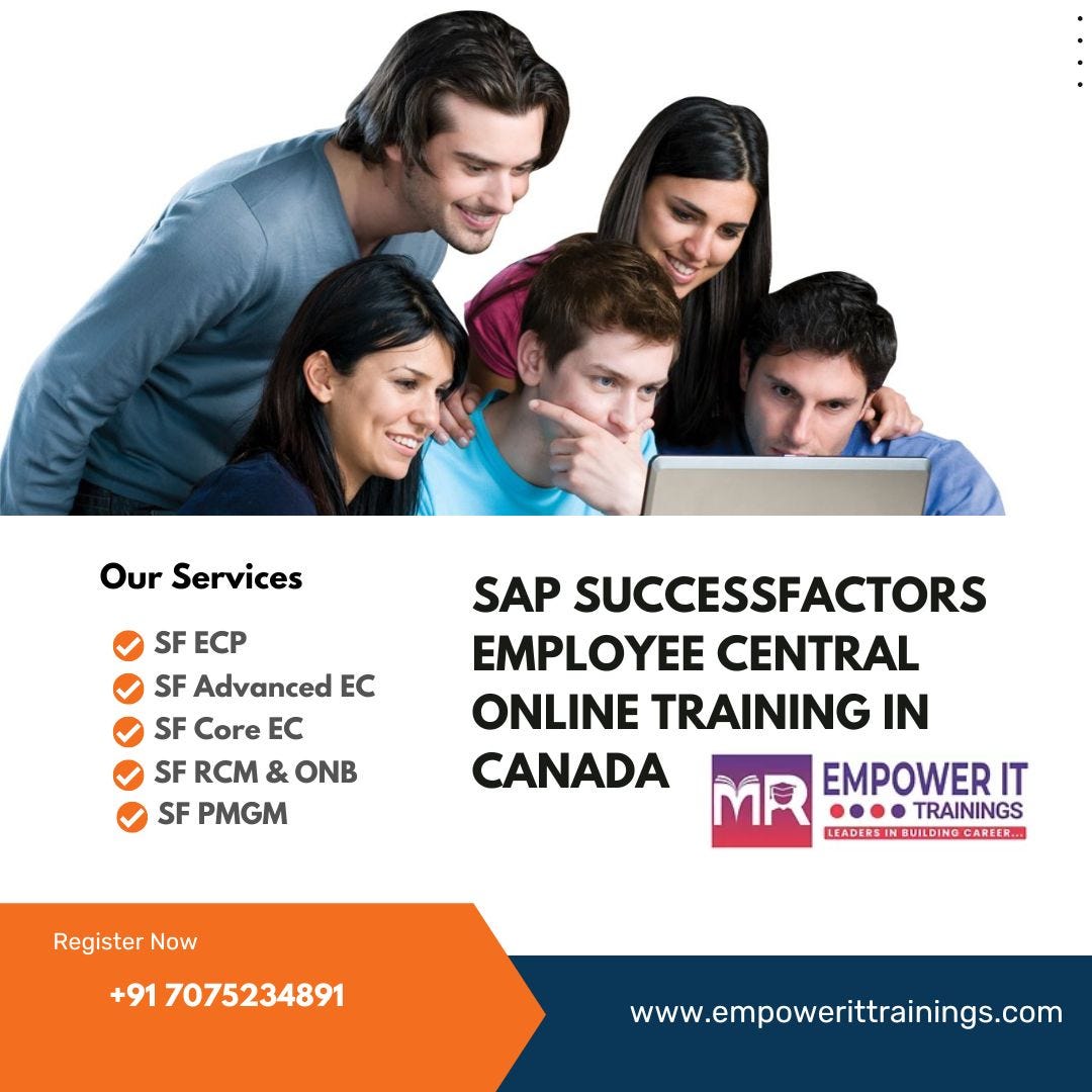 SAP SuccessFactors Employee Central Online Training In Canada ...