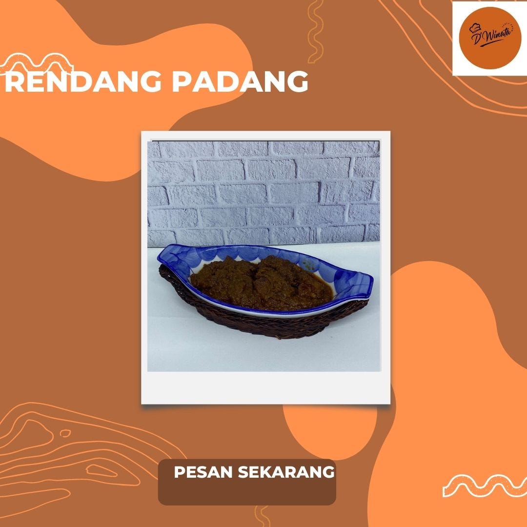 Jual Rendang Daging D WinataTERPERCAYA, Call 0852–1652–3720, Rendang Sapi Enak D Winata