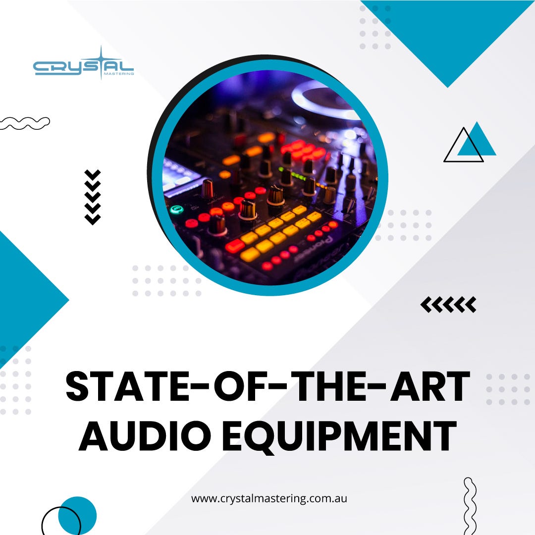 StateoftheArt Audio Equipment Crystal Mastering Medium