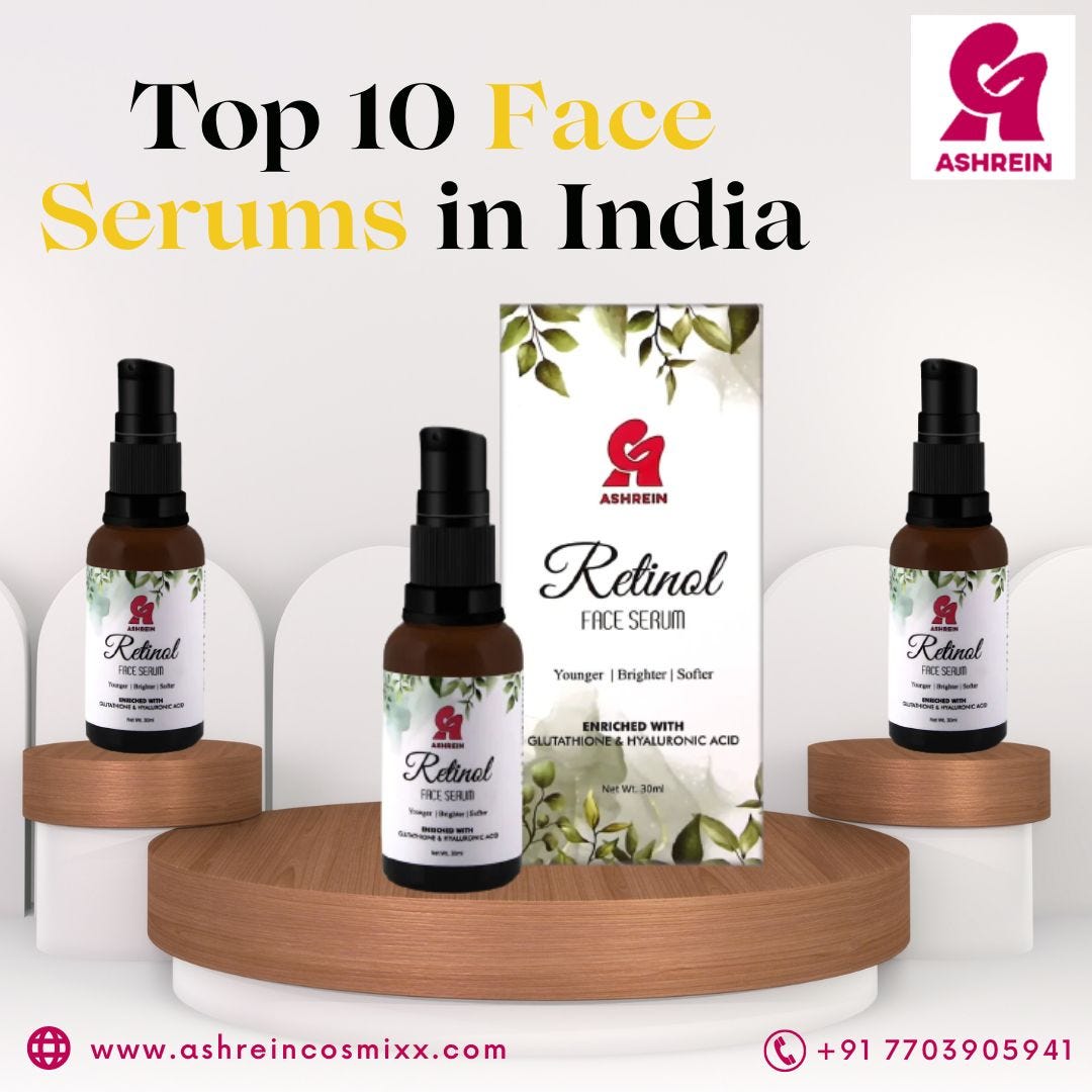 Top 10 Face Serums in India Ashrein Cosmixx Medium
