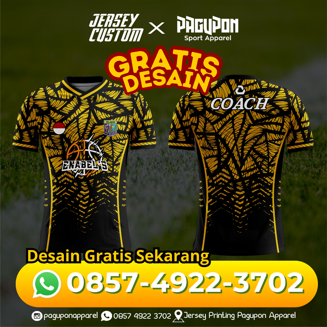 desain jersey futsal Lampung Selatan Raja Basa