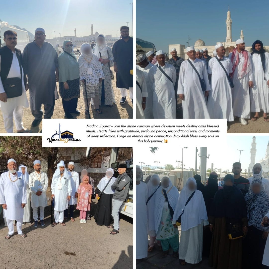 Madina Ziyarat With Umrahajj — A Journey of Peace & Light 🕋✨
