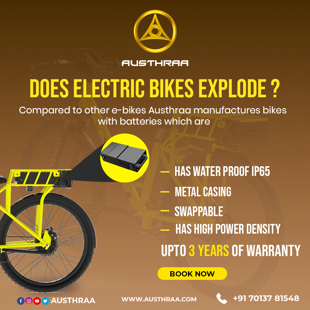 DOES ELECTRIC BIKES EXPLODE? Austhraa Motors Medium