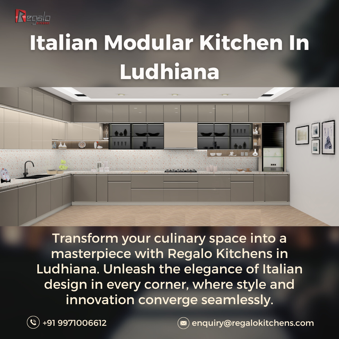 Italian Modular Kitchen In Ludhiana Regalo Kitchens Regalokichens