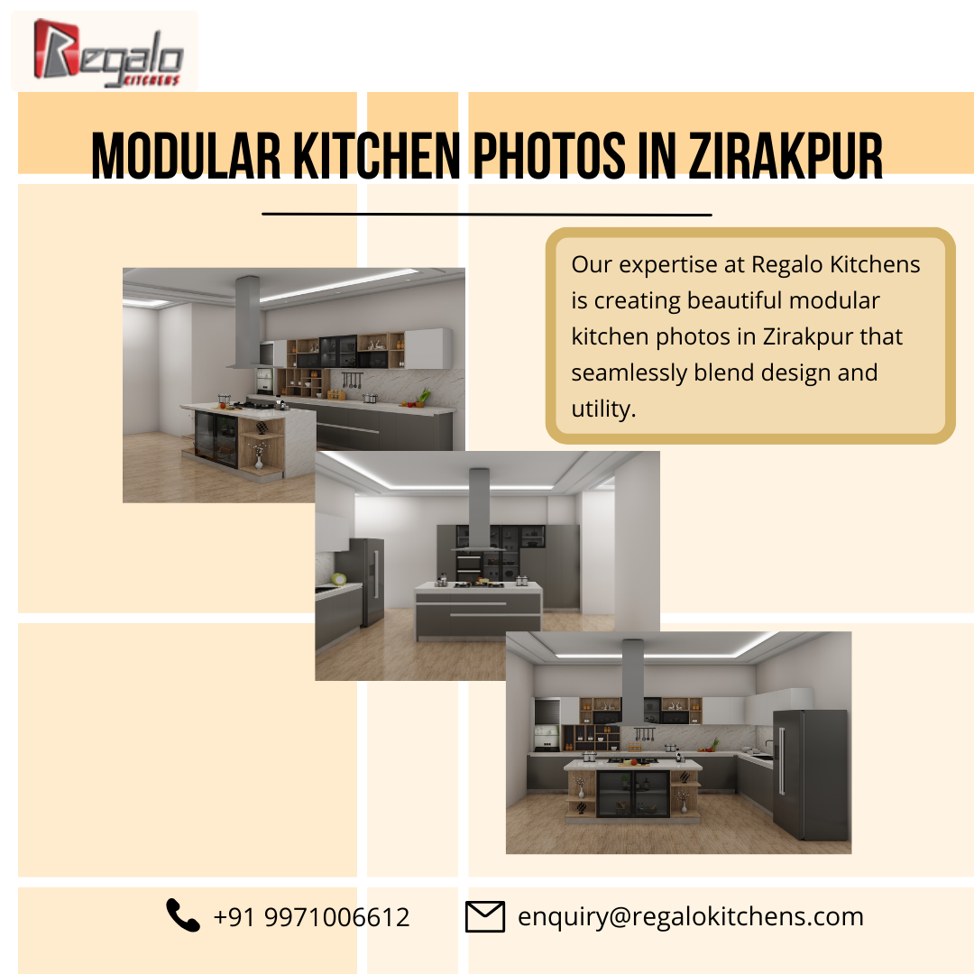 Modular Kitchen Photos in Zirakpur | Regalo Kitchens - Kitchen Design ...