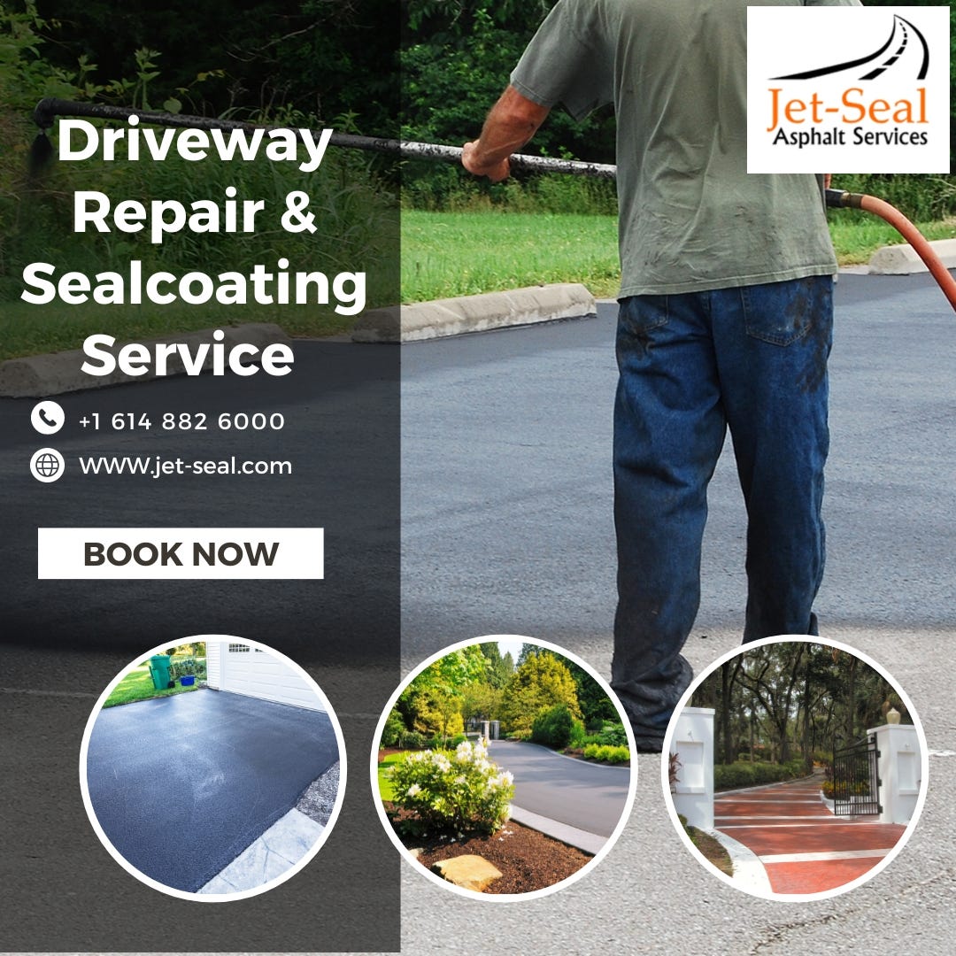 Driveway Repair & Sealcoating Service Jet Seal Medium