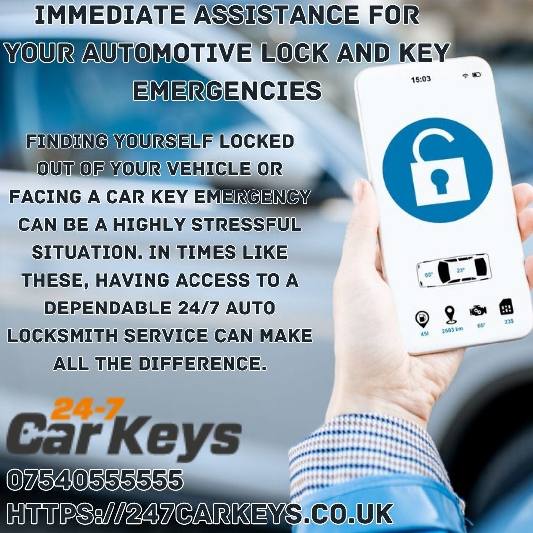 Immediate Assistance for Your Automotive Lock and Key Emergencies by