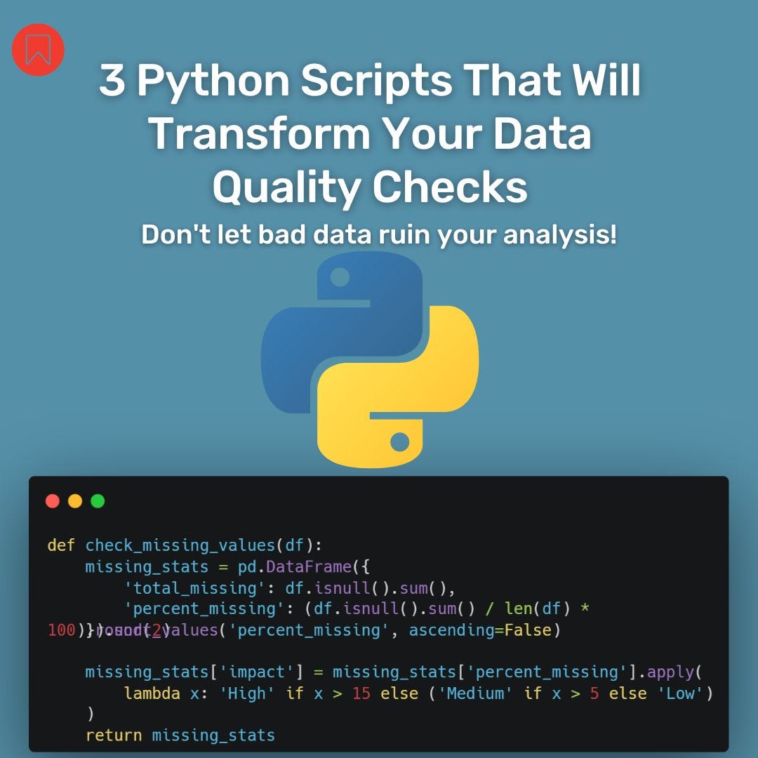 3 Python Scripts That Will Transform Your Data Quality Checks: A ...
