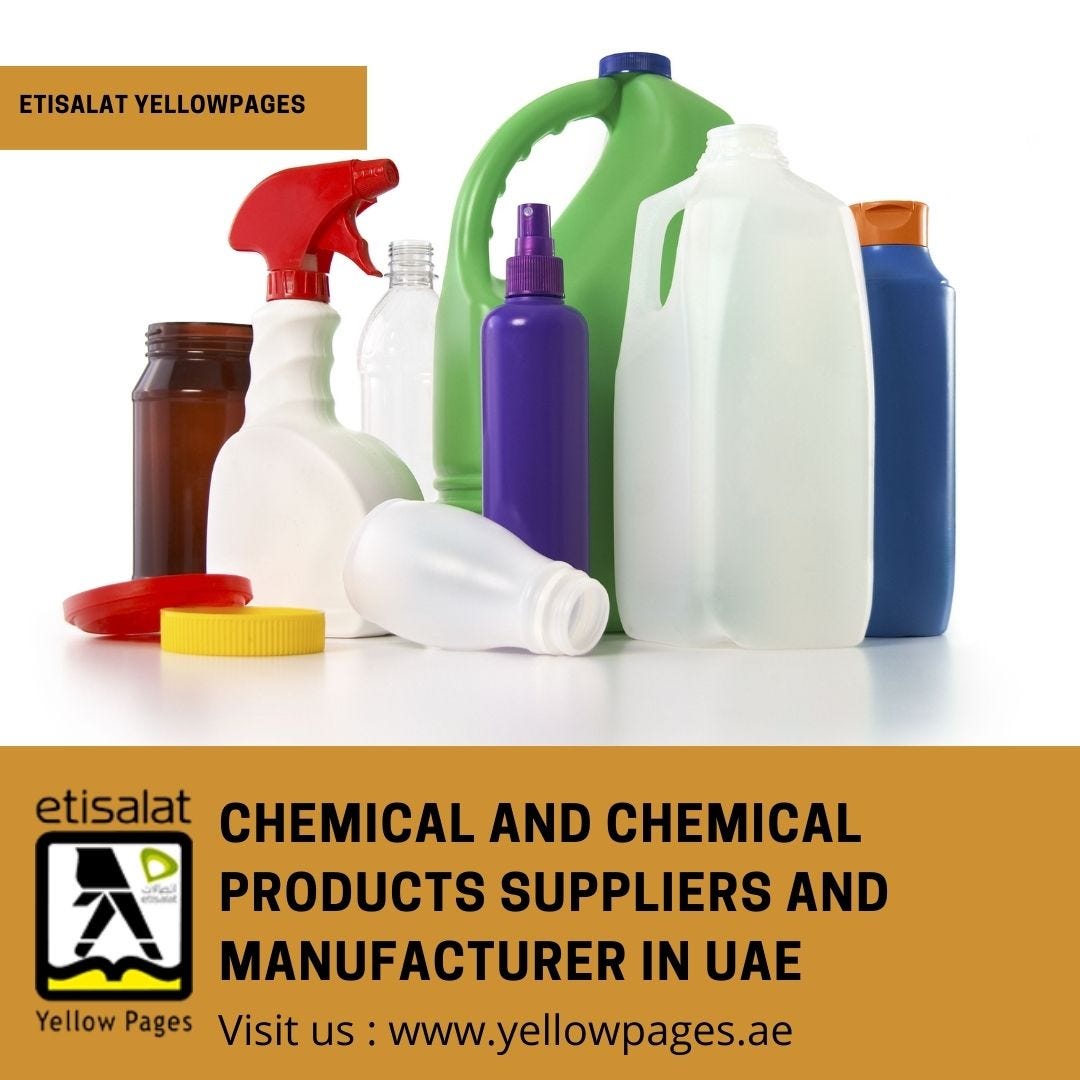 Chemical And Chemical Products Suppliers And Manufacturer in UAE