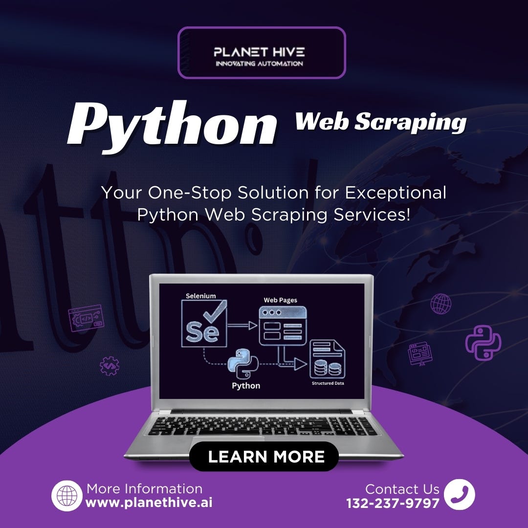 Python Web Scraping - Planet Hive - Medium