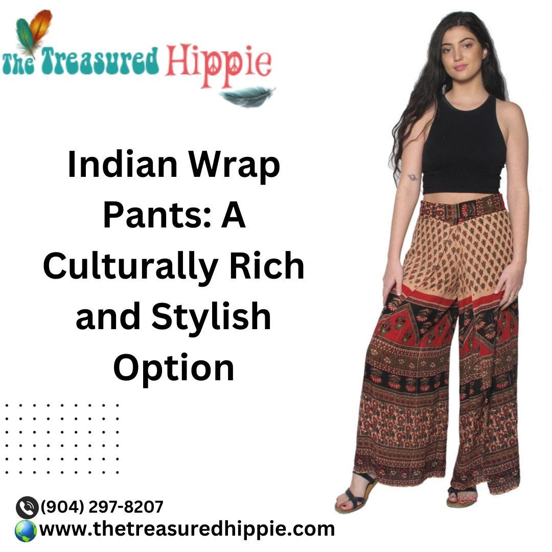 Indian Wrap Pants: A Culturally Rich and Stylish Option, by  Thetreasuredhippie