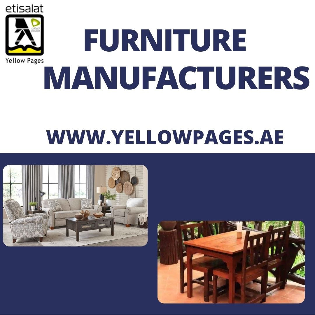 The 10 Best Furniture Manufacturers & Wholesalers In UAE Sahilmlik Medium