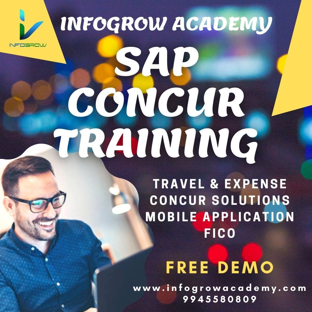 Best SAP Concur Training Institute in Bangalore — Infogrow Academy Infogrow Academy Medium