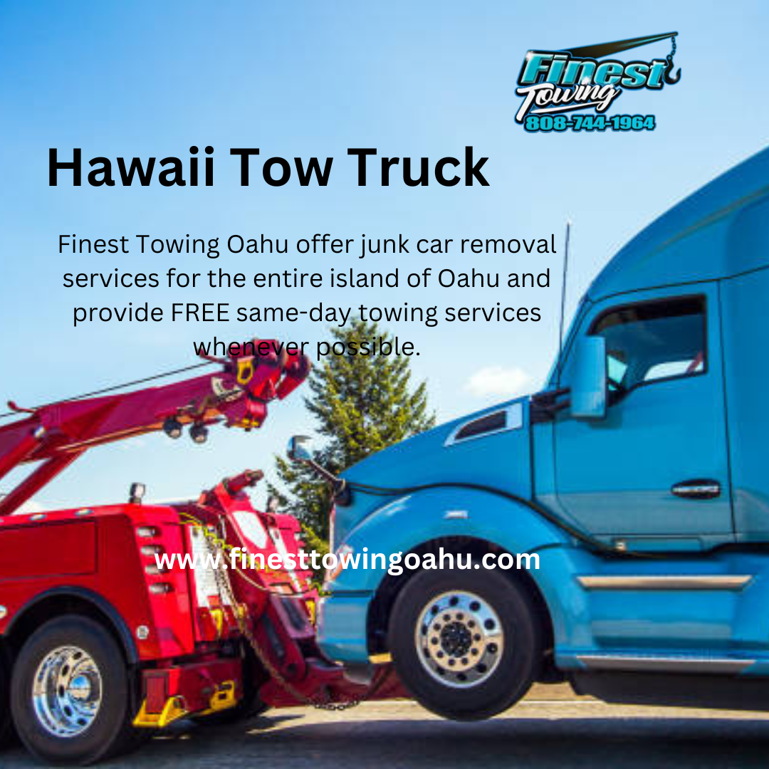 Hawaii Tow Truck Finest Towing Oahu Medium