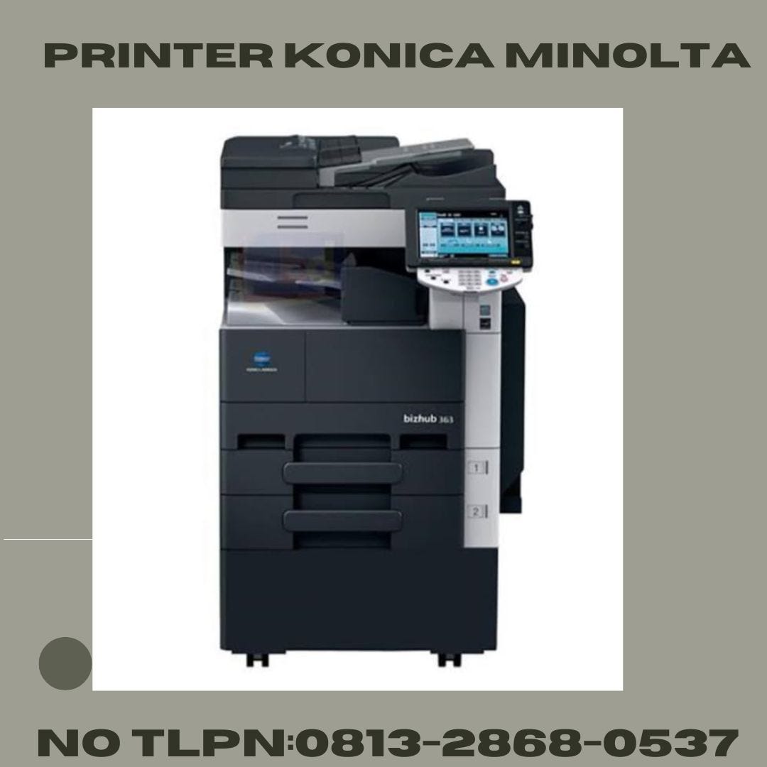 Printer Konica Minolta Cannot Be Contacted Over The Network Jakarta