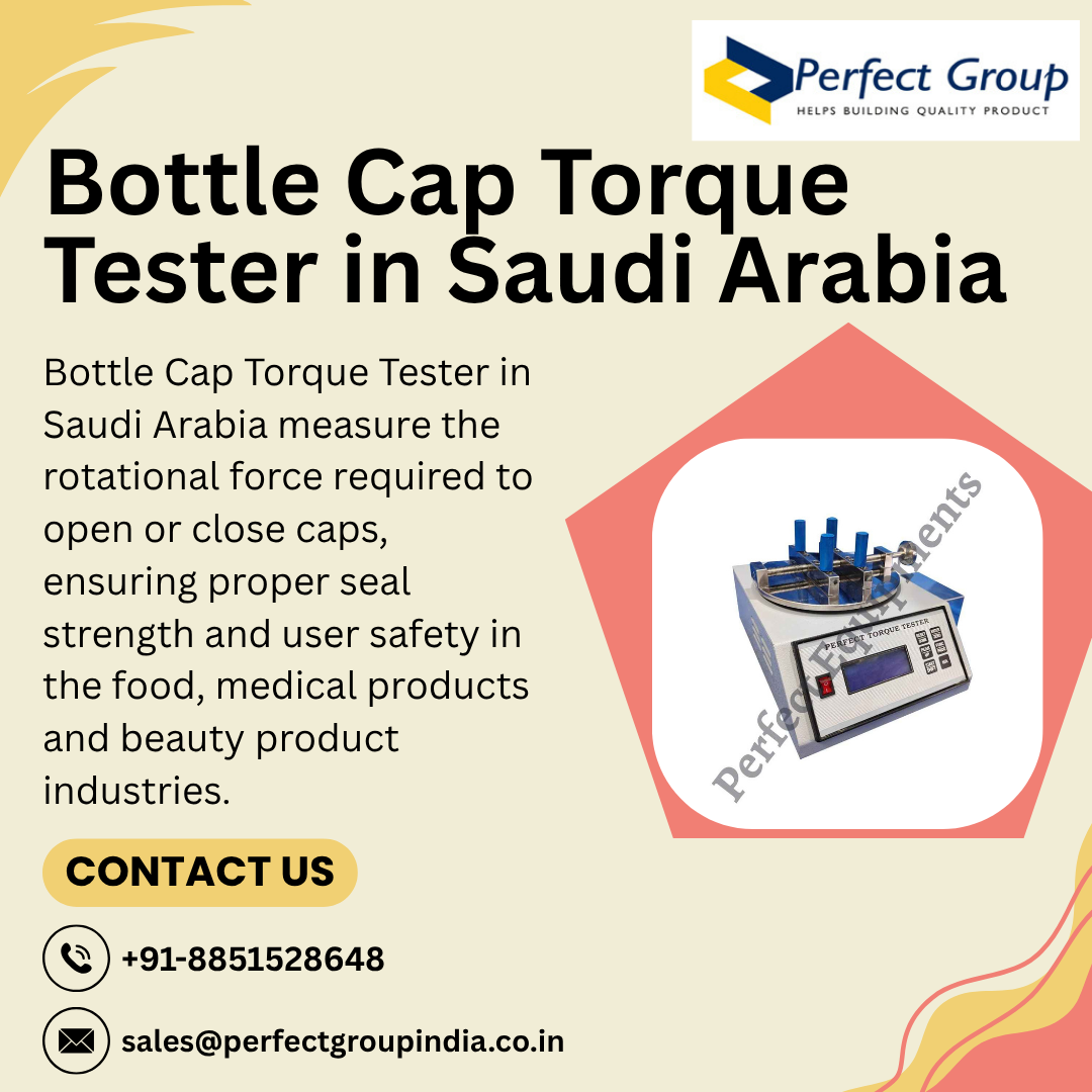 Bottle Cap Torque Tester in Saudi Arabia