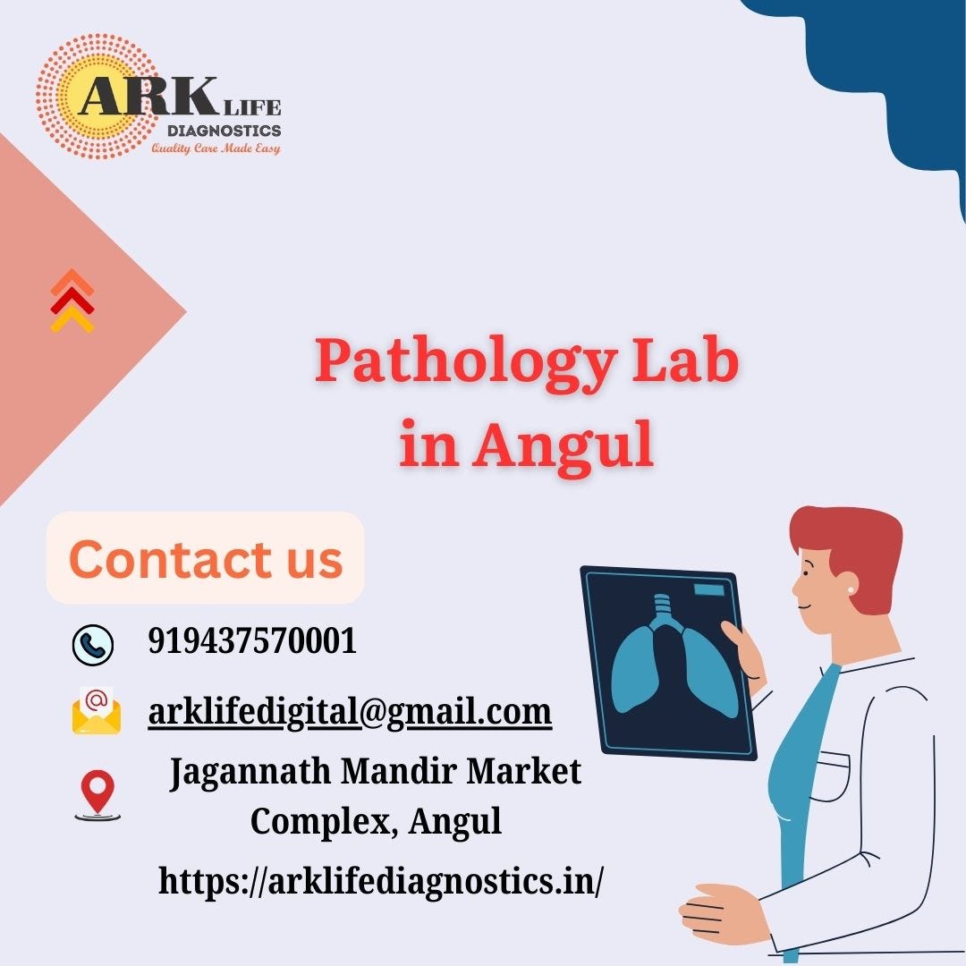 ARK LIFE Diagnostics — The Most Trusted Pathology Lab in Angul