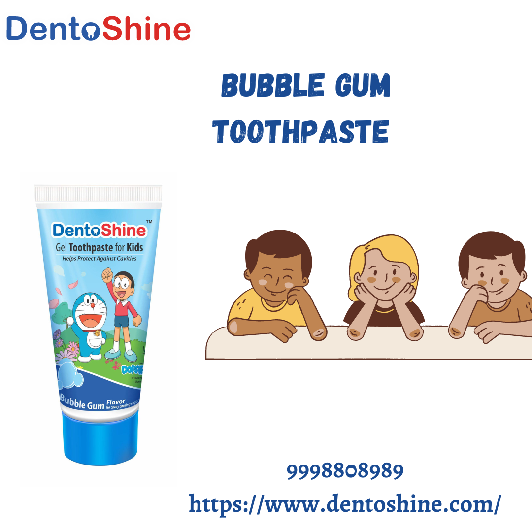 Bubble Gum Toothpaste Dento Shine Dento Shine Medium