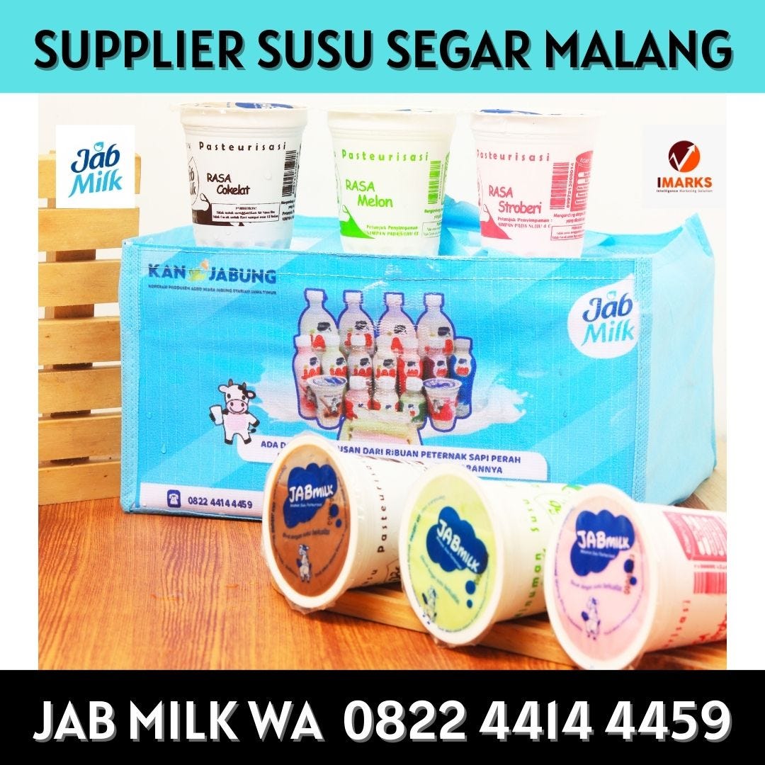 Supplier Kemasan Susu Pasteurisasi Malang Hub 0822 4414 4459