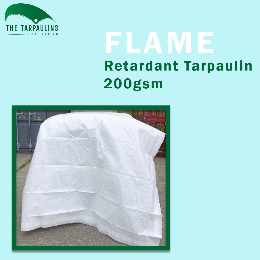 Flame Retardant Clear Scaffold Sheeting 150gsm Tarpalins Sheets Medium