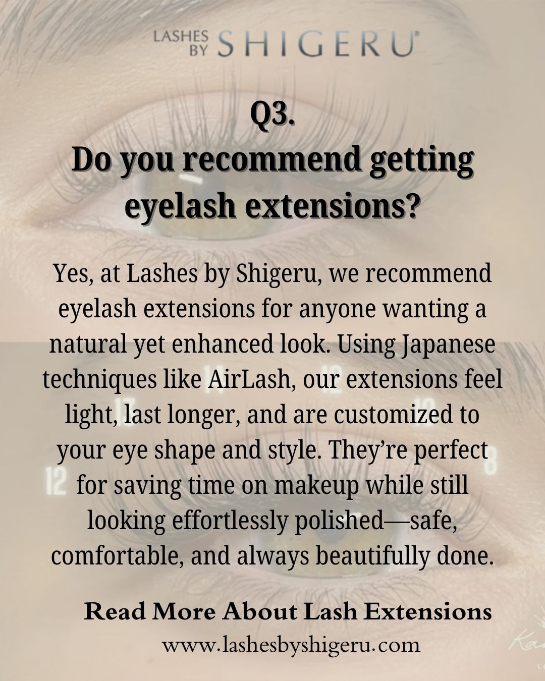 Should You Get Eyelash Extensions? Here’s Why Lashes by Shigeru Says Yes