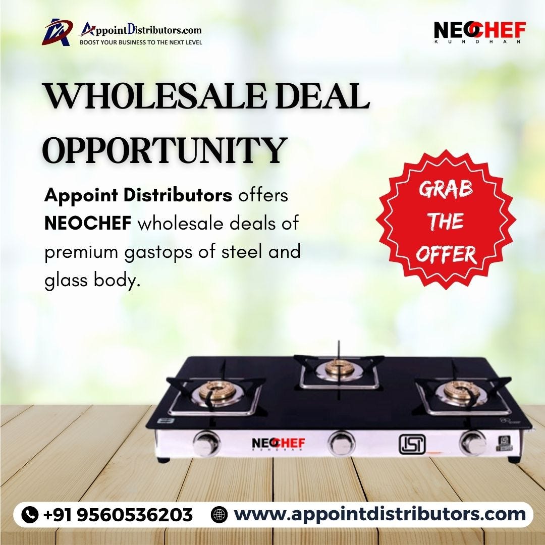 Gas Stove Distributors Requirements in India Vishal Mishra Medium