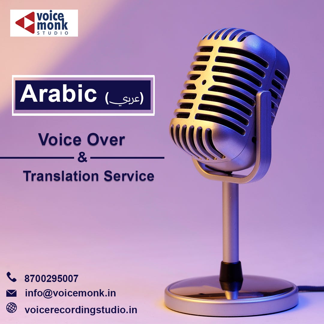 Arabic Voice Over Artists in Delhi Voiceoverservices Medium