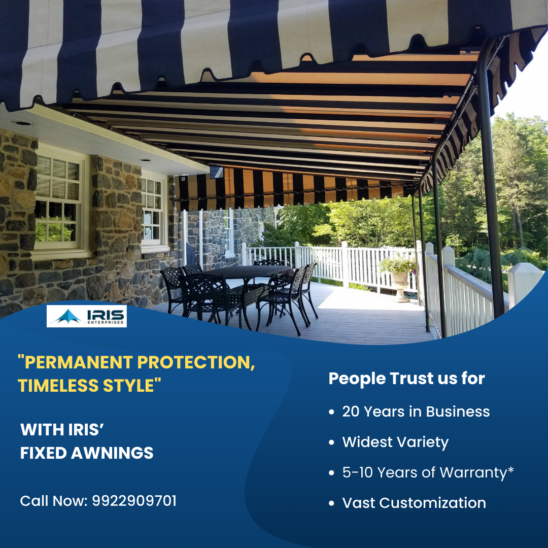 When to Choose Fixed Awnings in Pune? by iris enterprises awning in