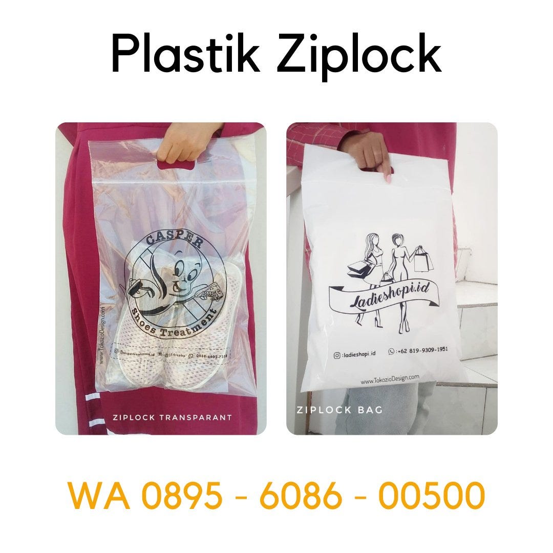 Rekomen, Plastik Ziplock Semarang WA 0895–6086–00500