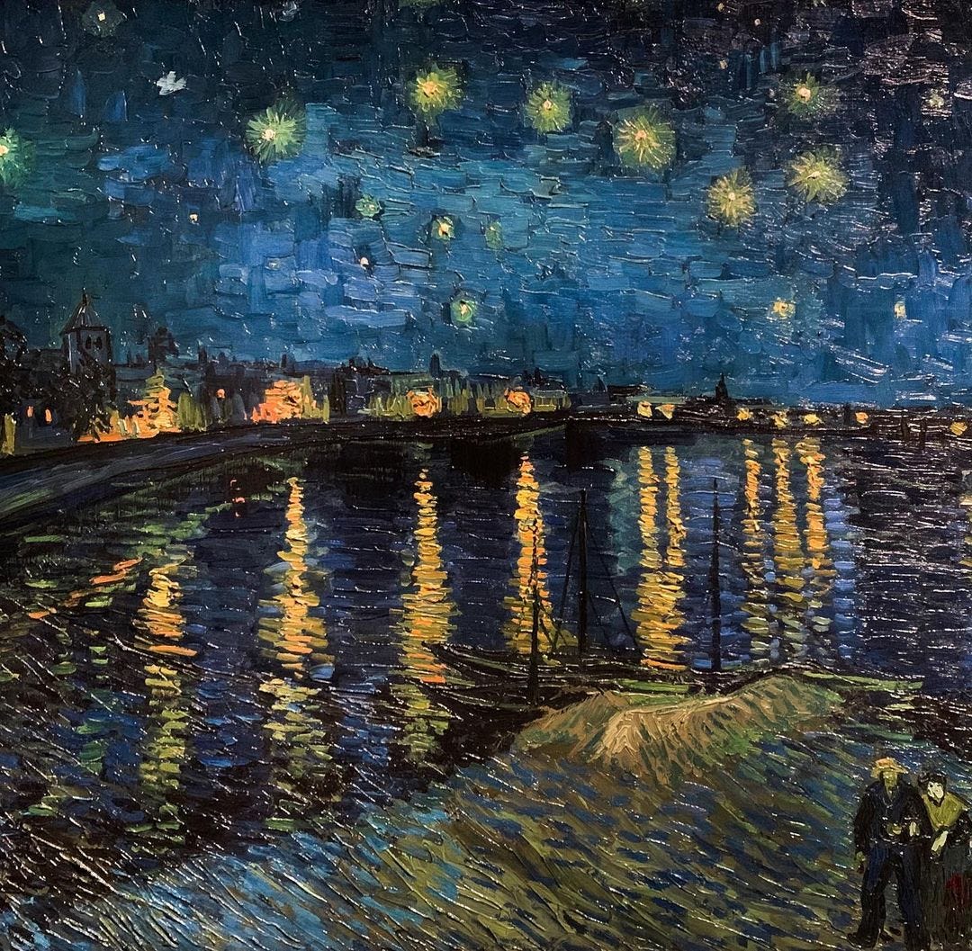 STARRY NIGHT OVER THE RHONE