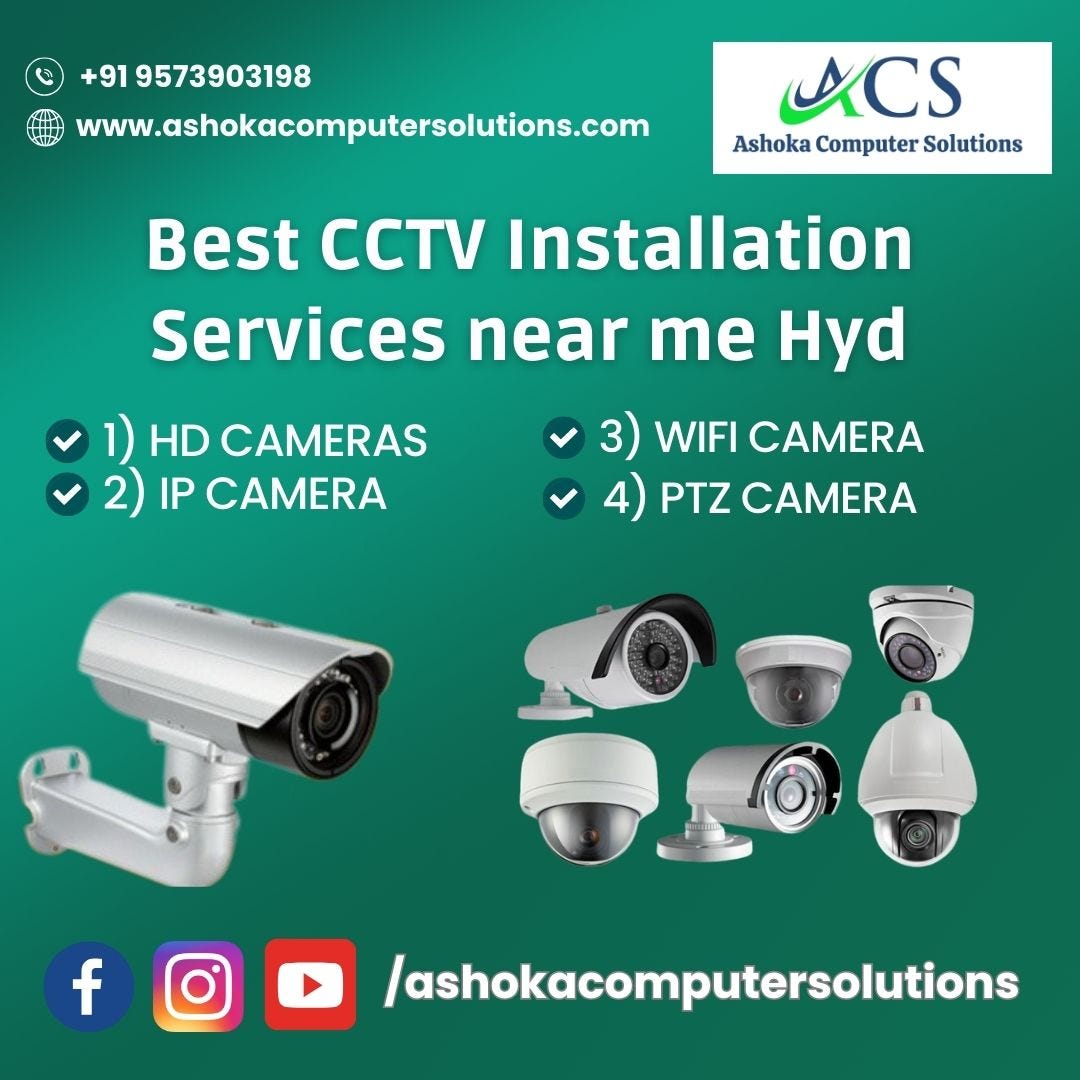Best CCTV Installation Services near me Hyd Medium