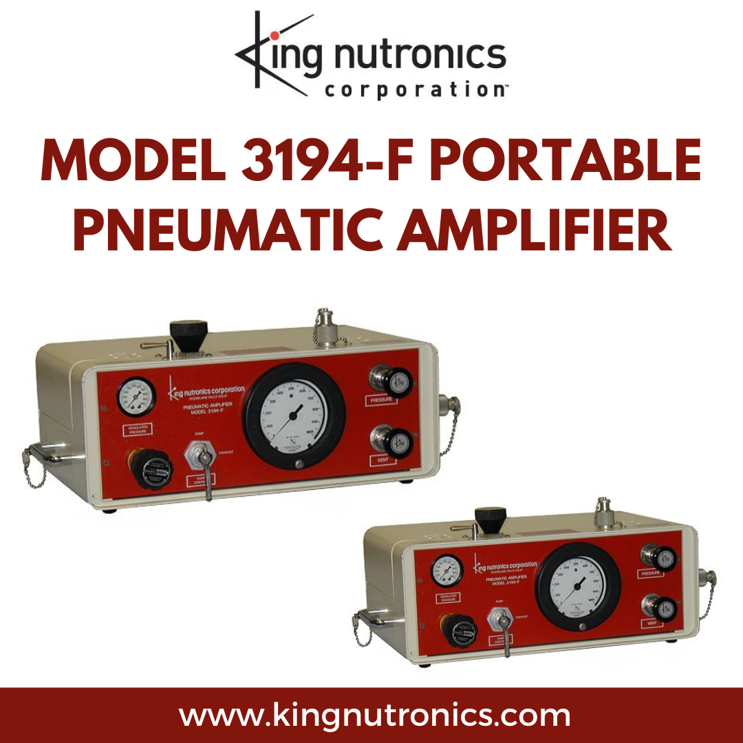 Portable Pneumatic Amplifier Model 3194F Buy Now on Kingnutronics
