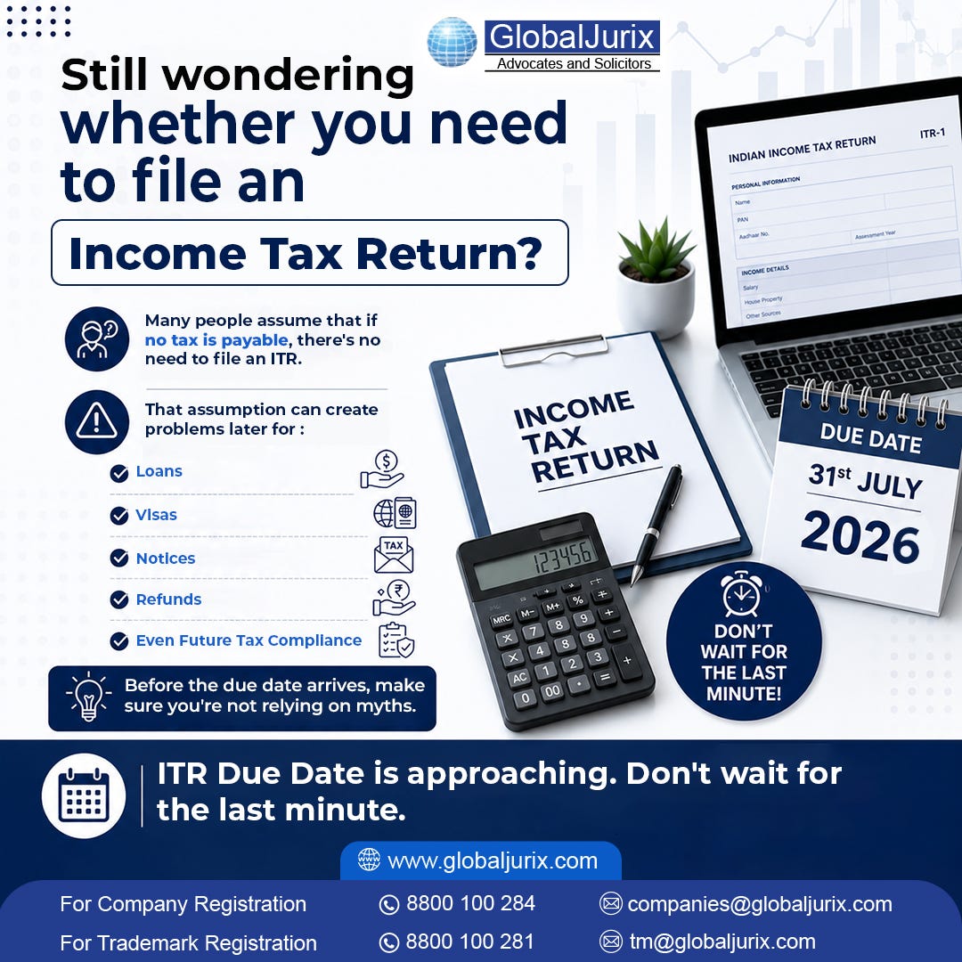 Think You Don’t Need to File an ITR? Think Again Before the Due Date