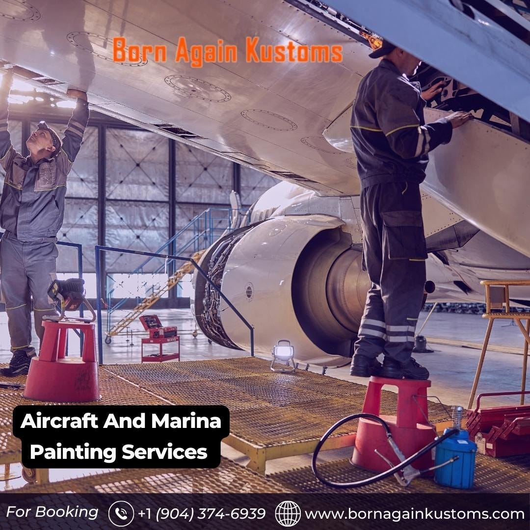 Aircraft and Marine Painting Expert Jacksonville Born Again Kustoms