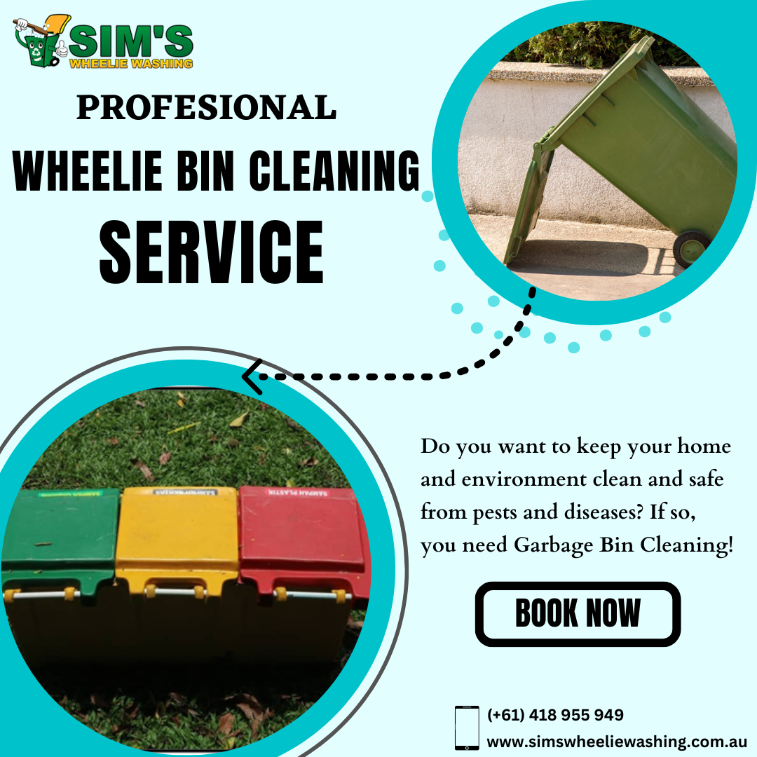Garbage Waste Bin Cleaning Service in Perth, WA Sim's Wheelie Washing