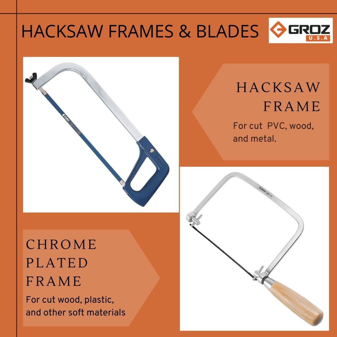 Groz Hacksaw Frames & Blades Hand Tools & Accessories Medium