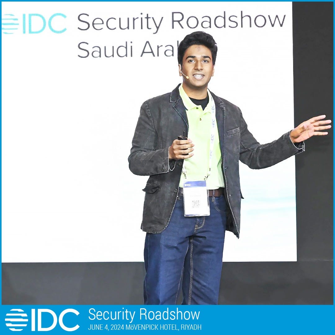 Raed Ahsan The Youngest Hacker in KSA of Pakistan Enlightens at IDC