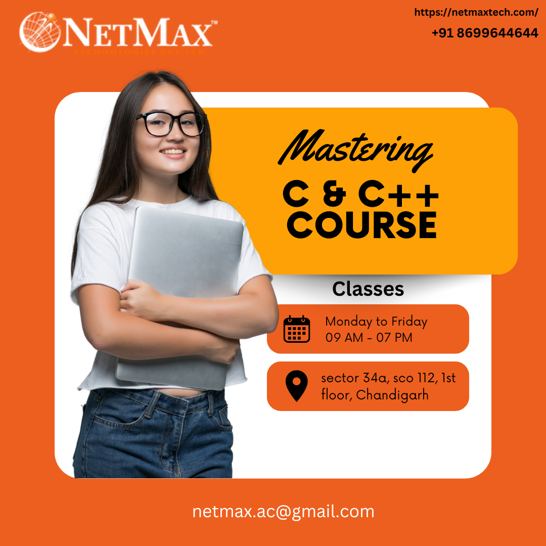 C & C++ Course in Chandigarh - netmax technologies - Medium
