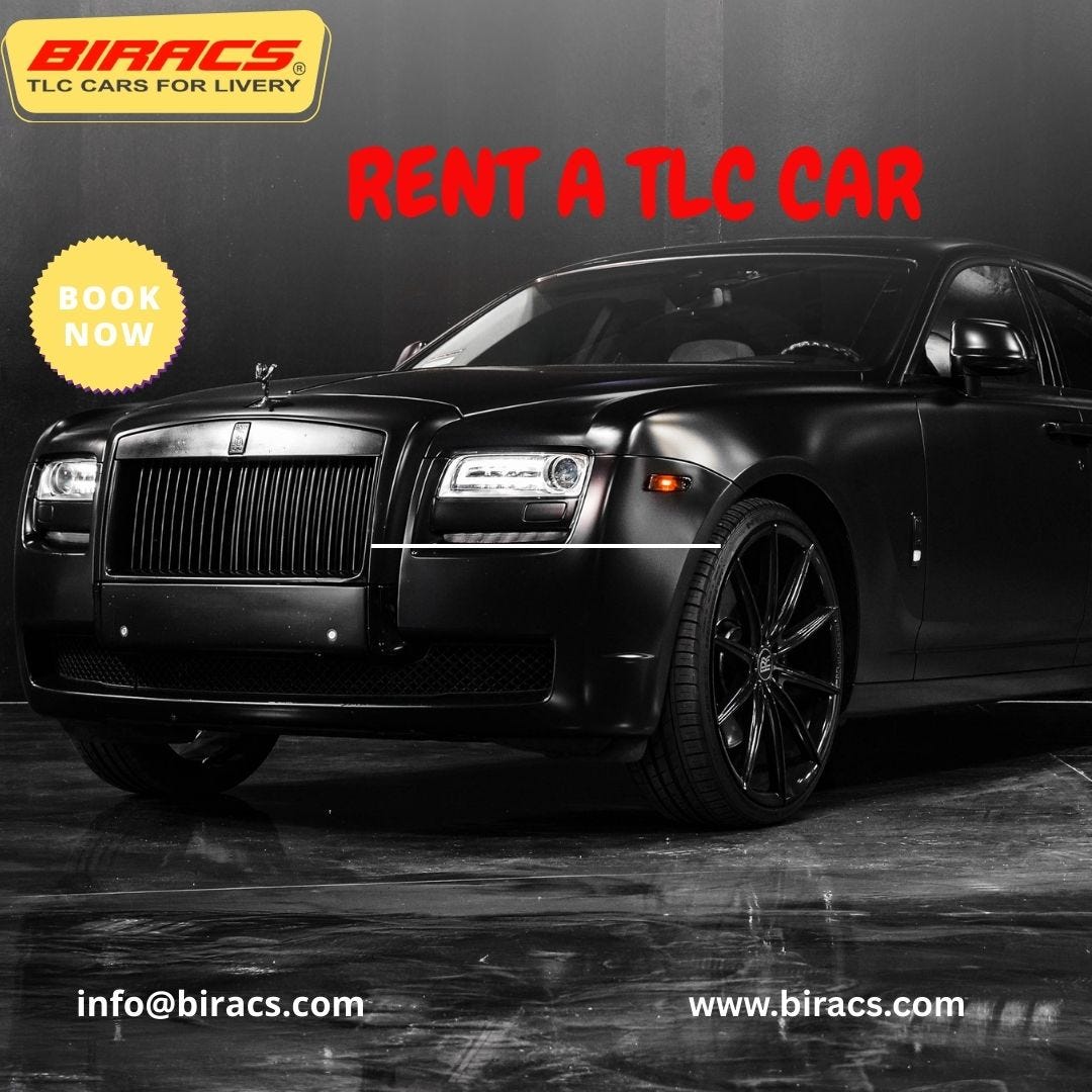 Rent a TLC Car: Drive With Confidence