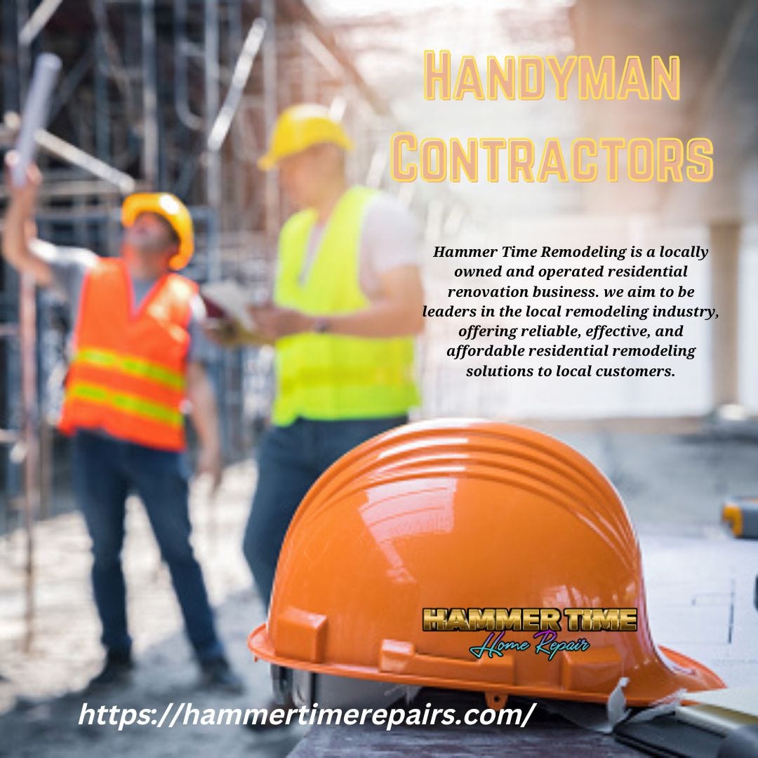 Handyman Contractors Hammer Time Home Repair Medium