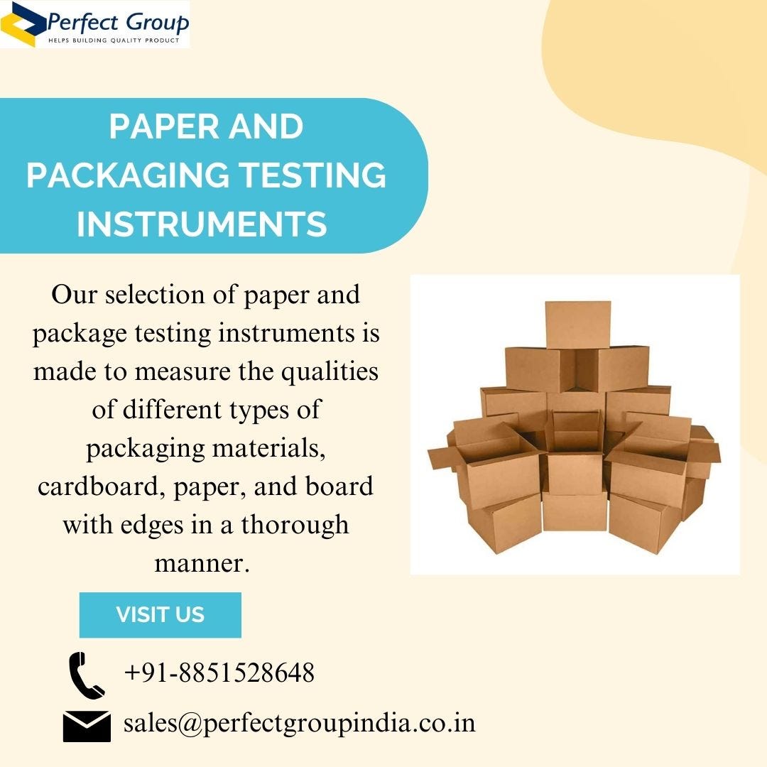 Paper And Packaging testing instruments Perfect Group India