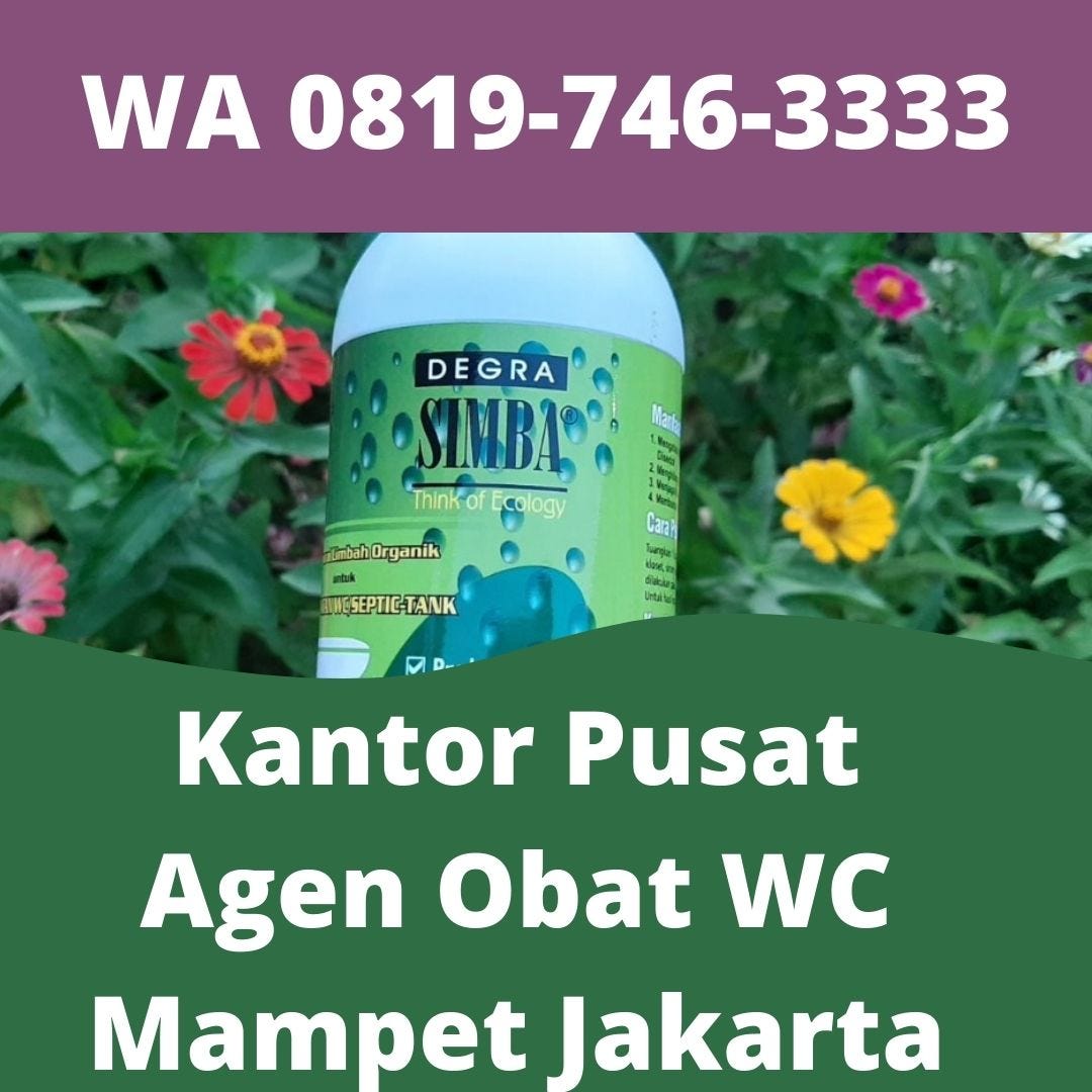 TRANSAKSI AMAN, WA 0819–746–3333, Toko Terbesar Jual Obat WC Mampet Melayani Jakarta