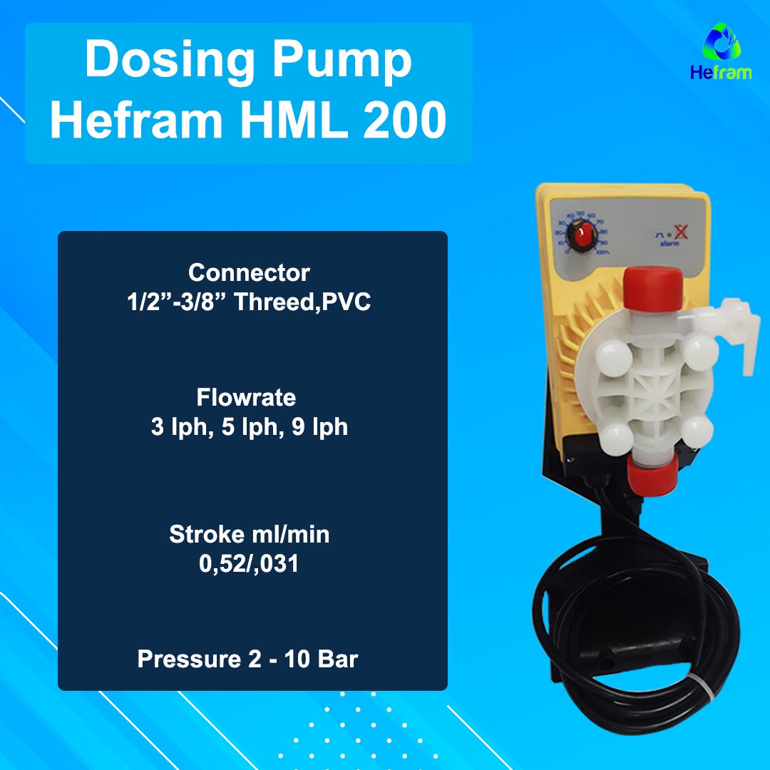 Dosing Pump Bracket — Hefram HML 200 Ikhsanhefram Medium