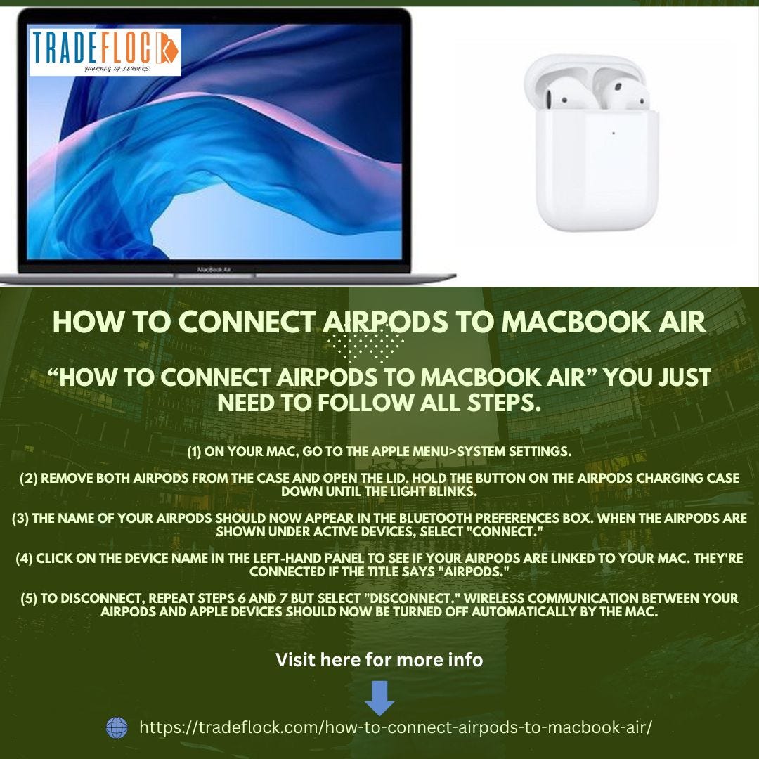 How to Connect Airpods to Macbook Air | by TradeFlock News | Medium