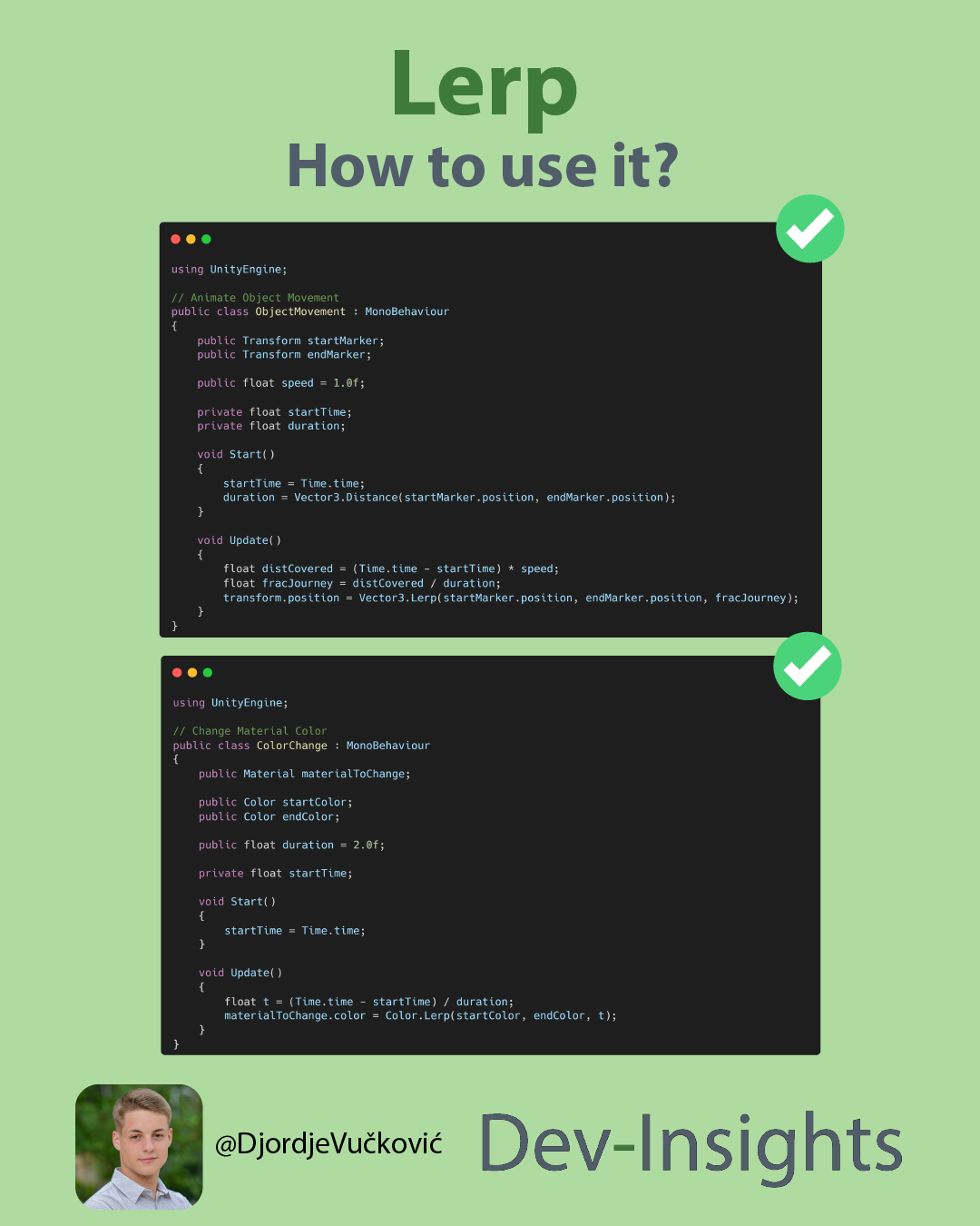🤔 What is Lerp and how does it work? by Djordje Vuckovic Medium