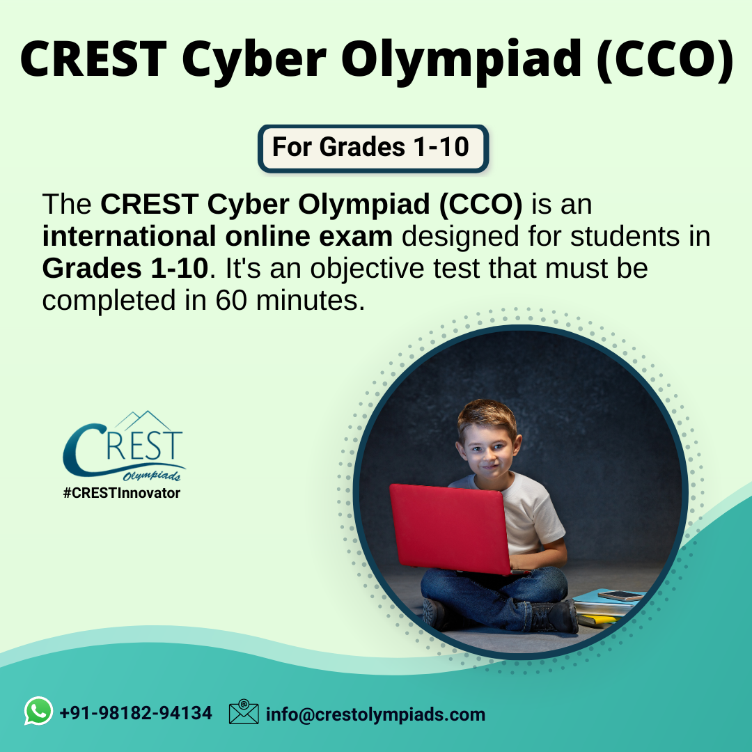 Register Now For CREST Cyber Olympiad Exam by CREST Olympiads Jun