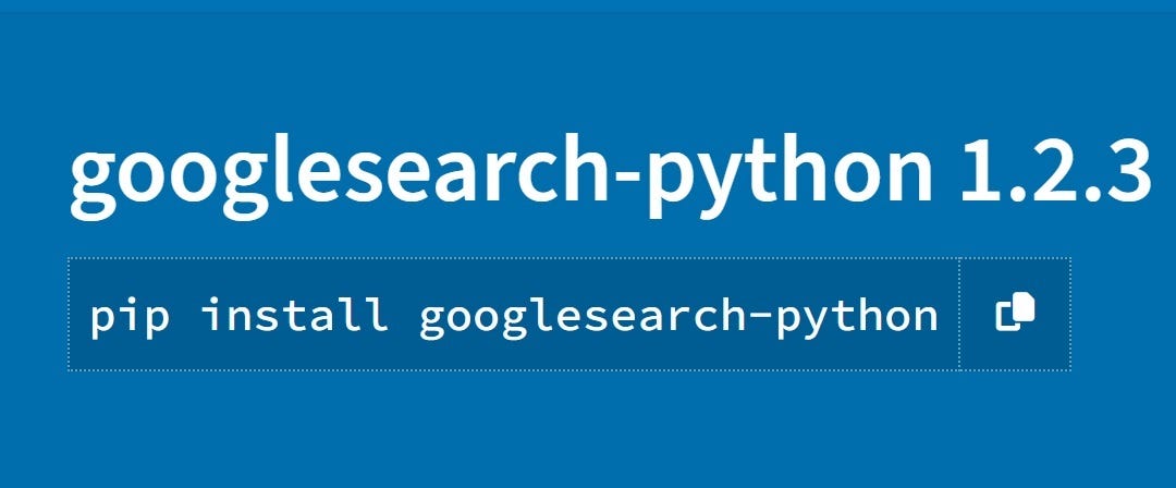 Python Google Search: Retrive Top Search Result with python code | by ...