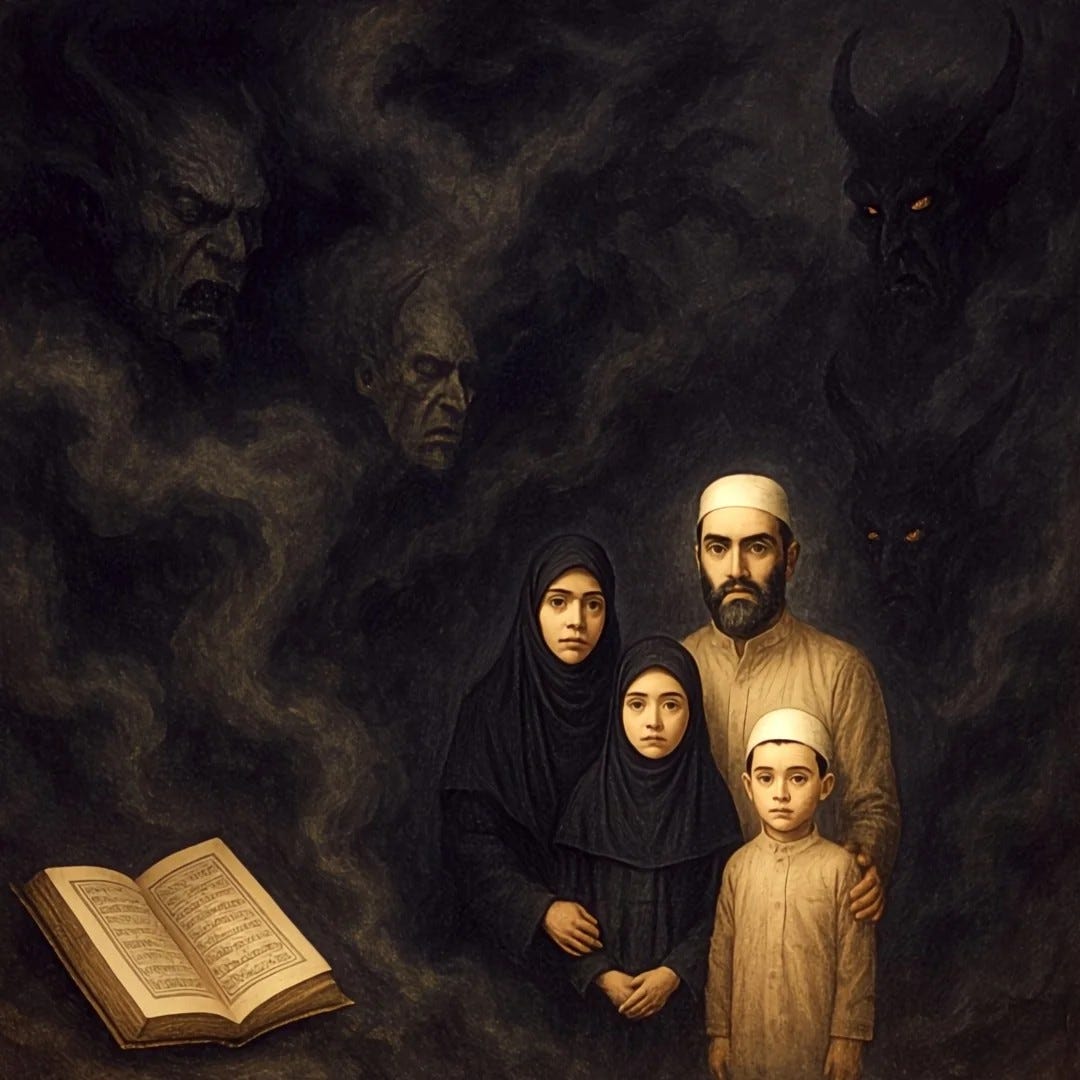 Why do most paranormal experiences seem to occur in religious households ?